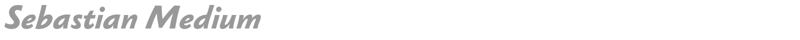 Sebastian Medium font preview