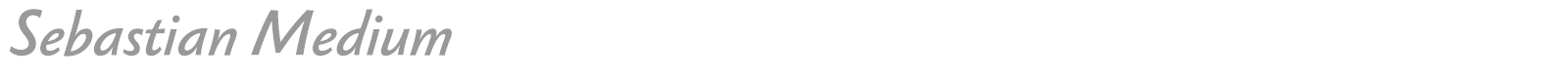 Sebastian Medium font preview