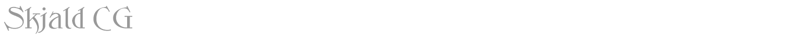 Skjald CG font preview
