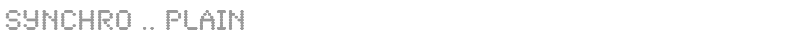 Synchro font preview