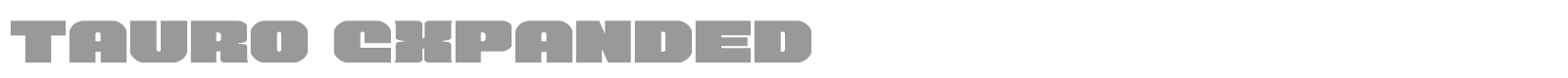 Tauro Expanded font preview