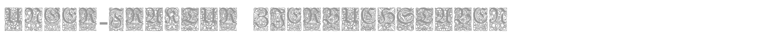 Unger-Fraktur Zierbuchstaben font preview