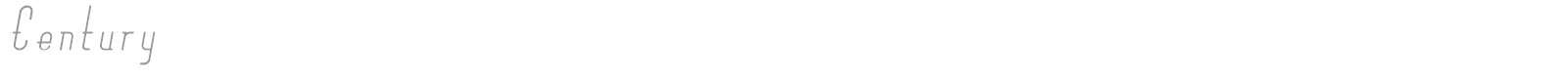 Century font preview