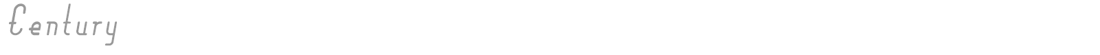 Century font preview