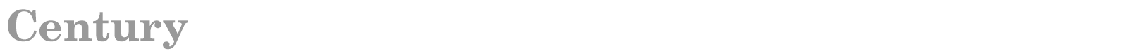 Century font preview