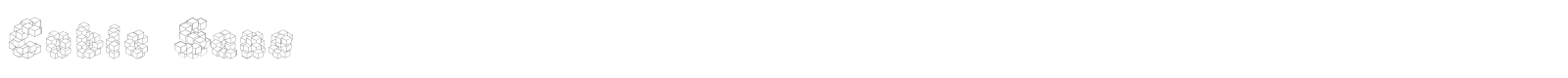 Cubic Sans font preview