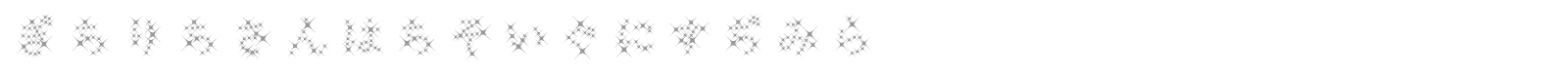 GalaxyfaceHirAno font preview