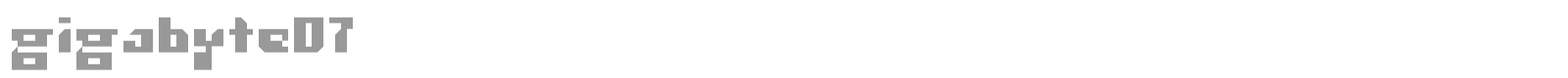 gigabyte font preview