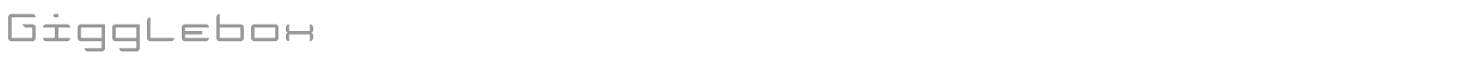Gigglebox font preview