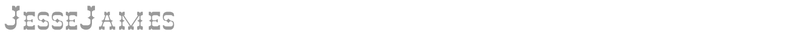 JesseJames font preview
