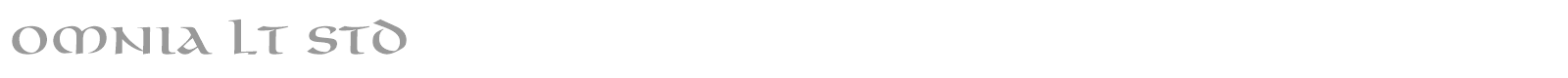 Omnia LT Std font preview