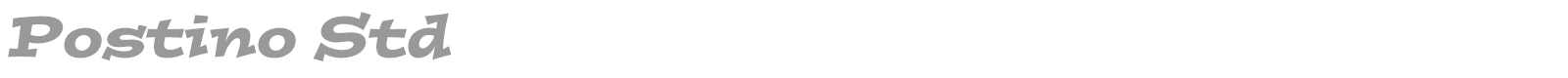 Postino Std font preview