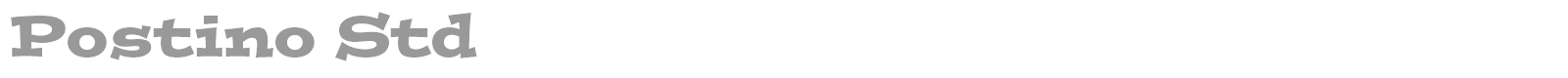 Postino Std font preview