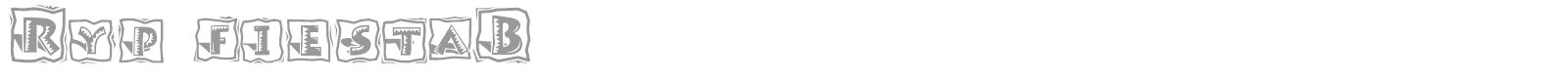Ryp fiestaB font preview