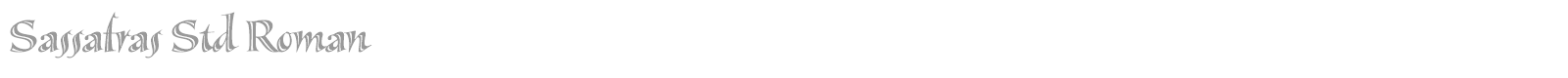 Sassafras Std font preview