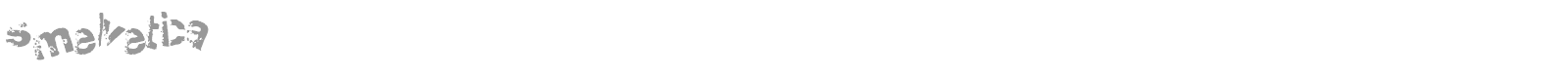 Smelvetica font preview