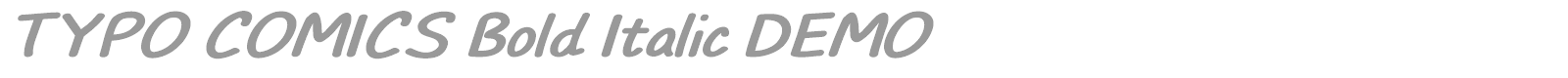 Typo Comics font preview