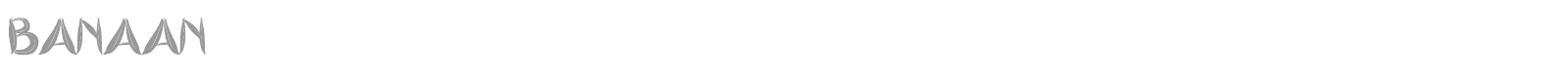 BANANASPLIT font preview
