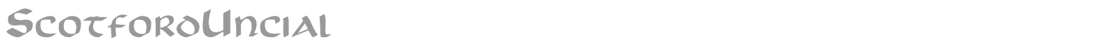 ScotfordUncial font preview