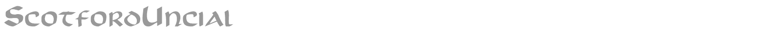 ScotfordUncial font preview