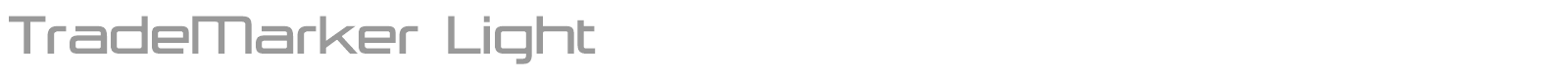 TradeMarker font preview