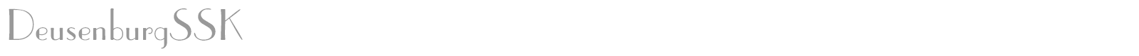 DeusenburgSSK font preview