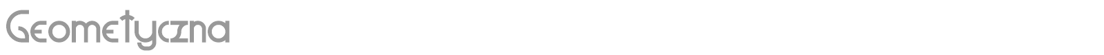 Geometyczna font preview