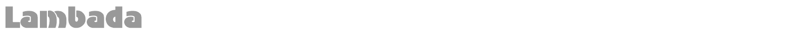 Lambada font preview