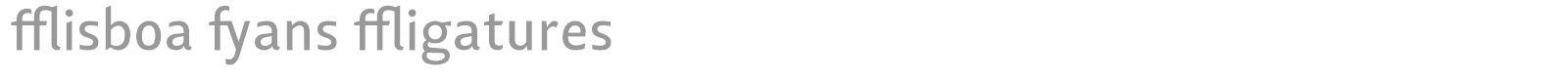 Lisboa Sans Ligatures font preview