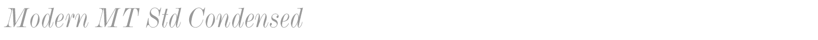 Monotype Modern Std font preview