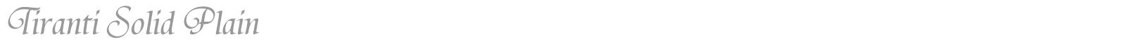 Tiranti Solid font preview