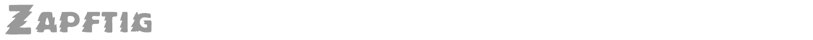 Zapftig font preview