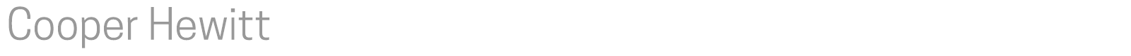 Cooper Hewitt font preview