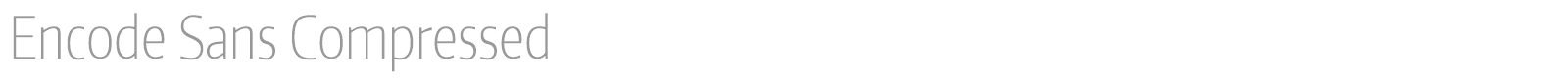 Encode Sans font preview