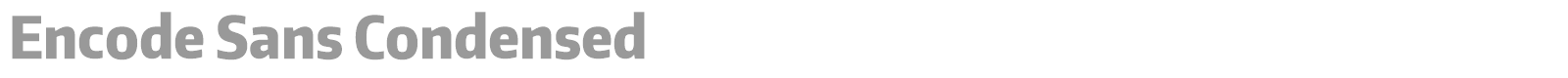 Encode Sans font preview
