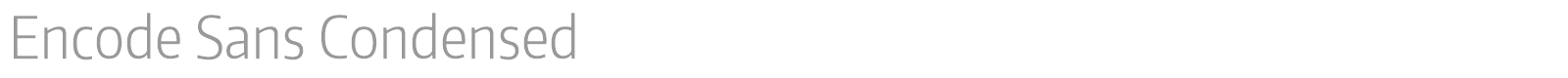Encode Sans font preview