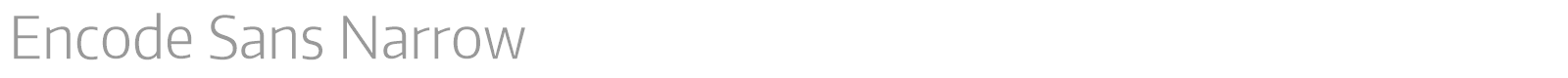 Encode Sans font preview
