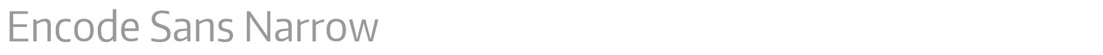 Encode Sans font preview