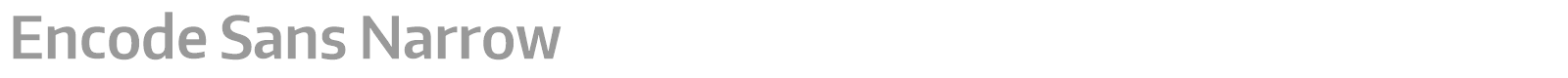Encode Sans font preview