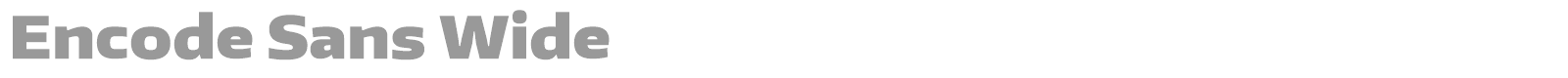 Encode Sans font preview