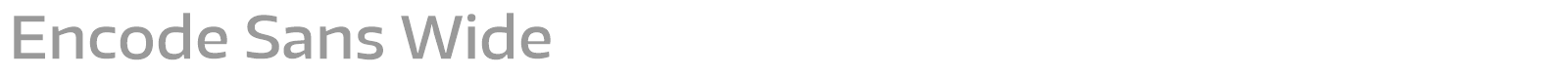 Encode Sans font preview