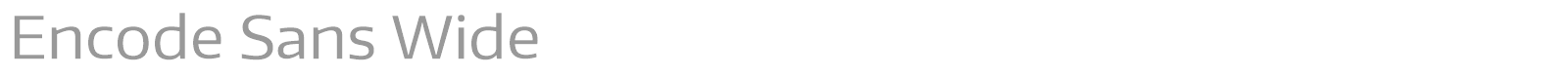Encode Sans font preview