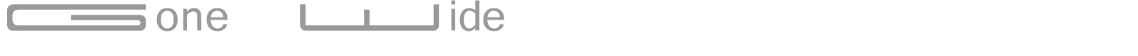 Gone Wide font preview