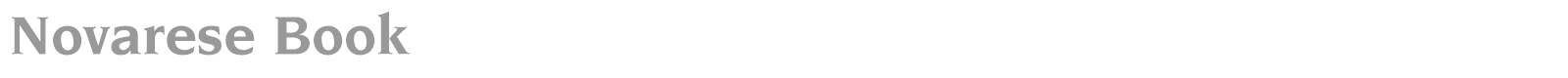 ITC Novarese font preview