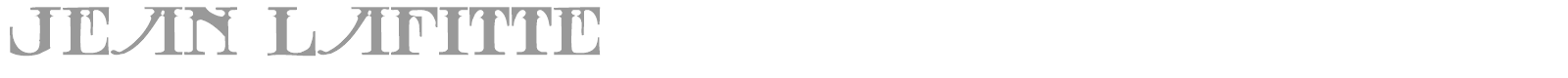 Jean Lafitte font preview