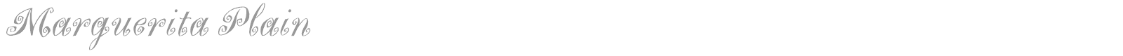 Marguerita font preview