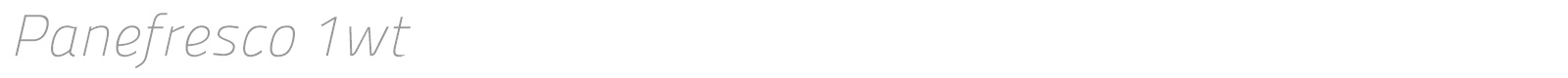 Panefresco font preview