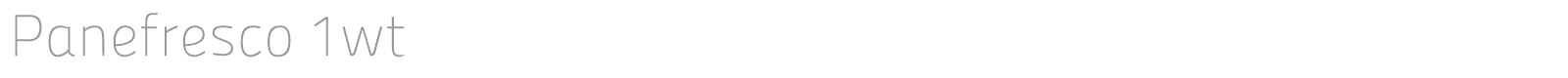 Panefresco font preview