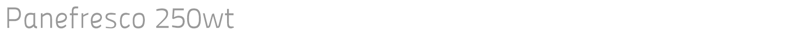 Panefresco font preview