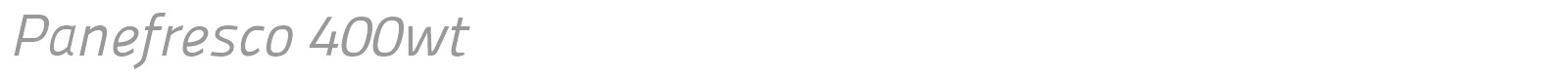 Panefresco font preview